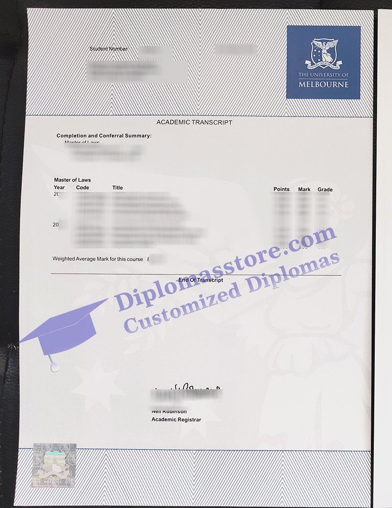 University of Melbourne transcript, buy Unimelb degree,