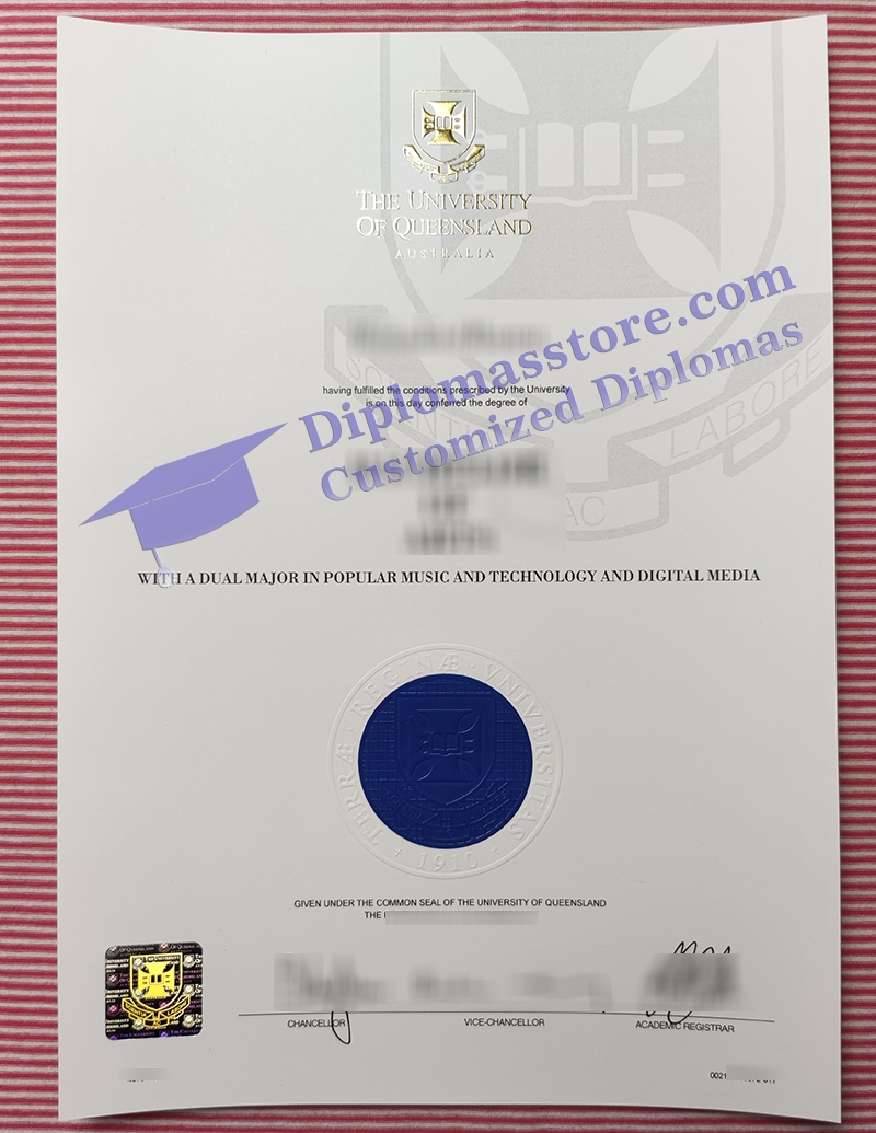 University of Queensland degree, fake UQ certificate,