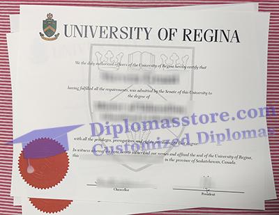 University of Regina diploma certificate