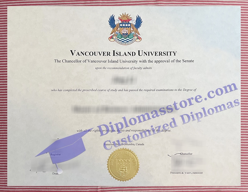 Vancouver Island University diploma, Vancouver Island University certificate,