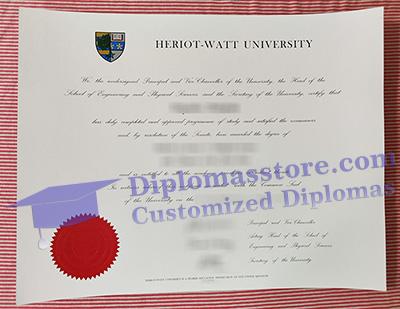 Heriot-Watt University diploma