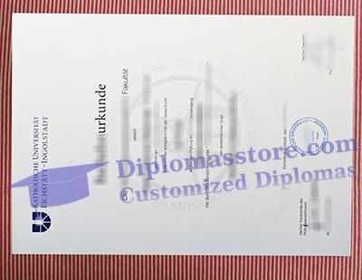 Katholische Universitat urkunde certificate