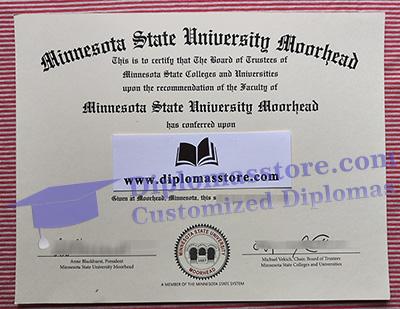 MSU Moorhead diploma