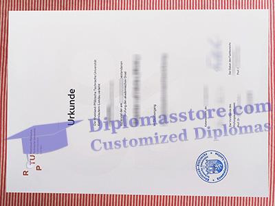 RPTU Kaiserslautern diploma