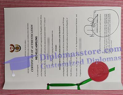 South Africa diploma authentication