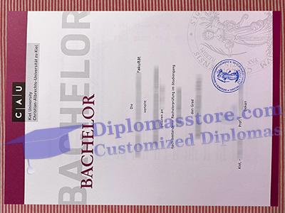 Universität zu Kiel urkunde certificate