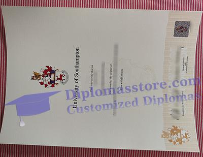 University of Southampton degree certificate