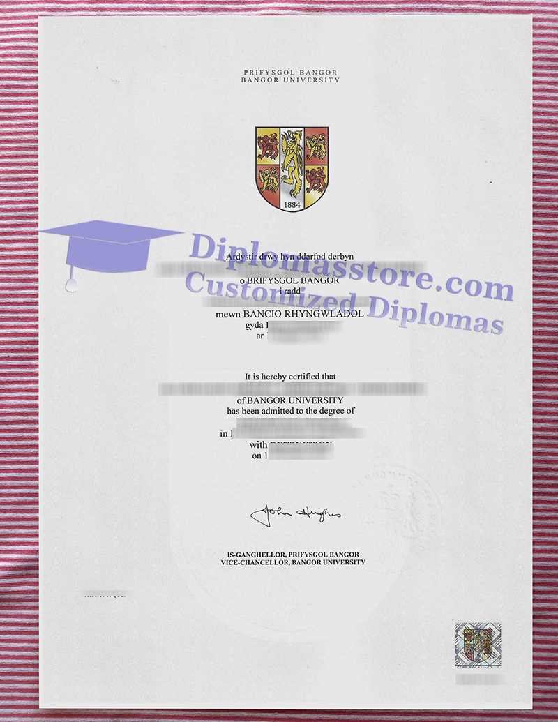 Bangor University degree, Bangor University certificate,