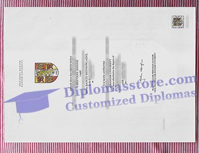 Bangor University diploma