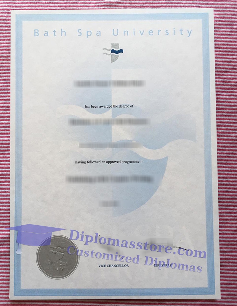 Bath Spa University degree, Bath Spa University certificate,