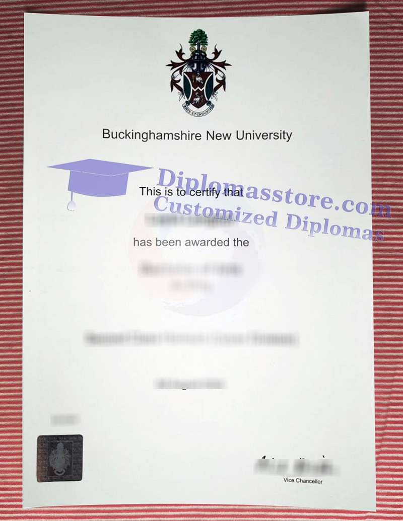 Buckinghamshire New University degree, Buckinghamshire New University certificate,