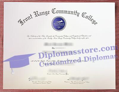 Front Range Community College certificate