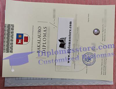 Kaunas University of Technology diploma
