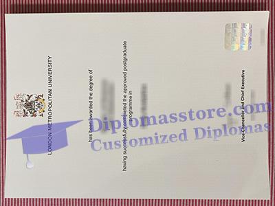 London Metropolitan University diploma