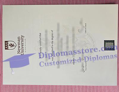 Newman University diploma