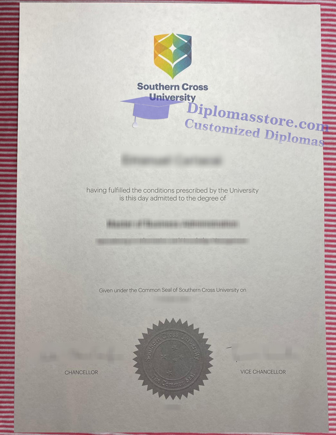 Southern Cross University diploma, SCU degree,