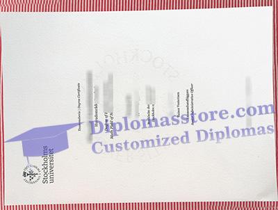 Stockholmes Universitet diploma