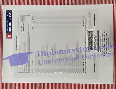 University of Buckingham transcript