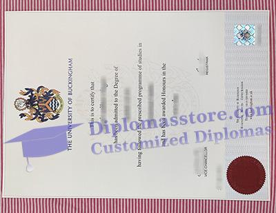 University of Buckingham diploma