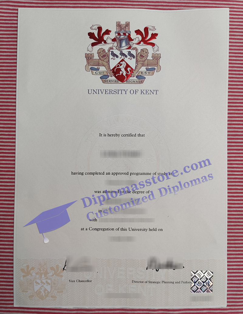 University of Kent degree, University of Kent certificate,