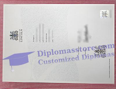 University of Lincoln diploma