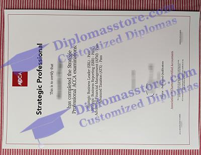 ACCA Strategic Professional certificate