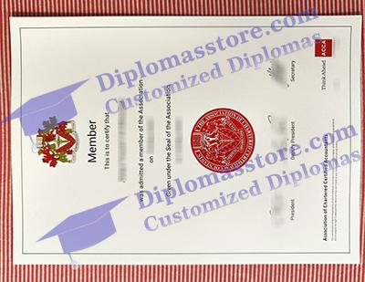 ACCA certificate