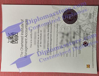 CIMA certificate