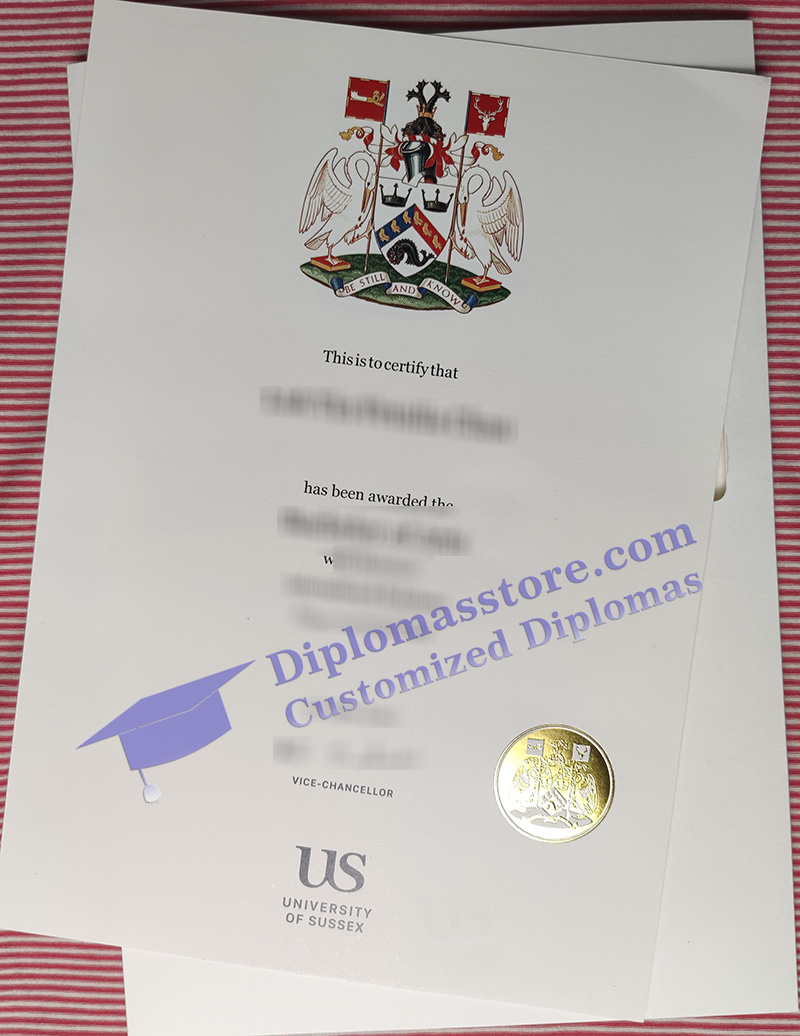 University of Sussex degree, University of Sussex certificate,