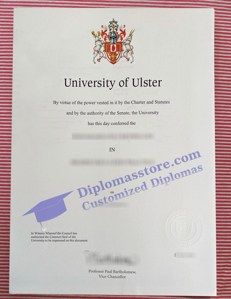 University of Ulster degree, University of Ulster certificate,