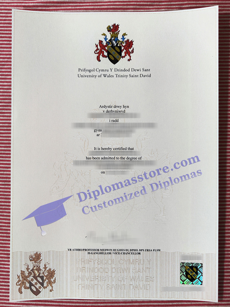 University of Wales Trinity Saint David degree, UWSTD degree,