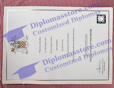 University of Winchester diploma