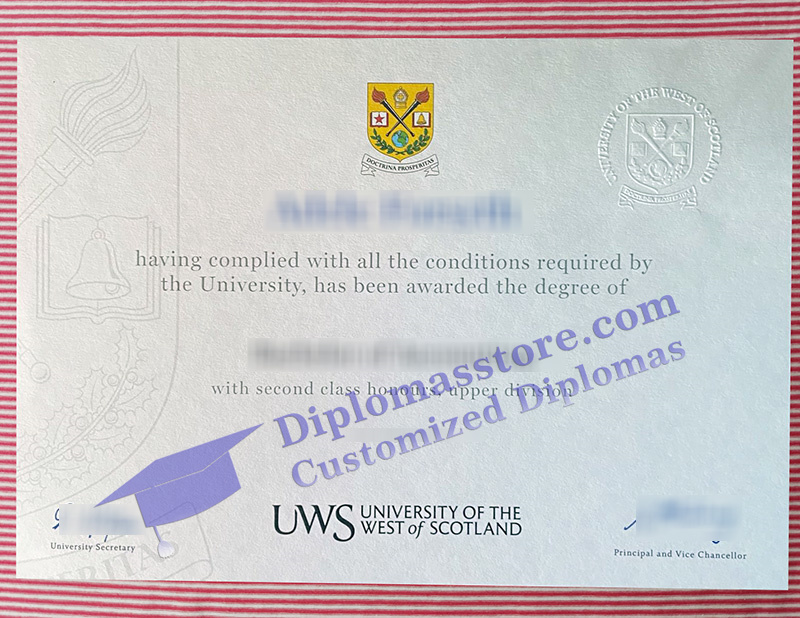 University of the West of Scotland degree, UWS degree,