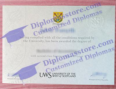UWS diploma
