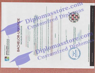 Apollon Hochschule diploma