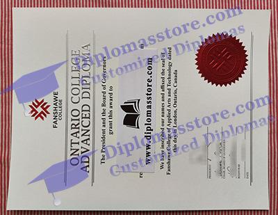 Fanshawe College certificate