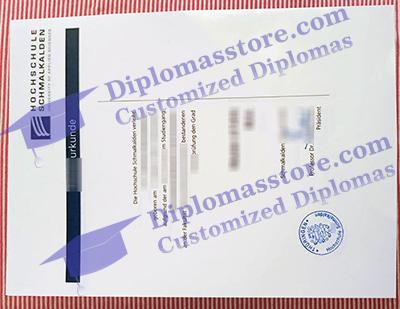 Hochschule Schmalkalden diploma