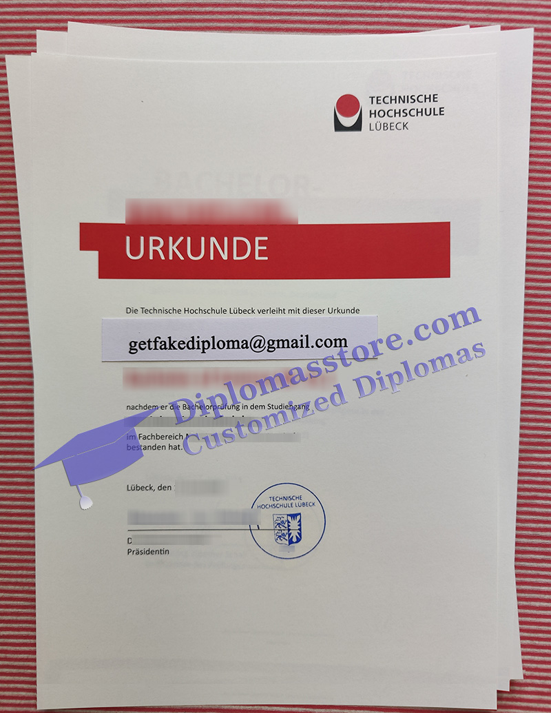 Technische Hochschule Lübeck urkunde, TH Lübeck degree,