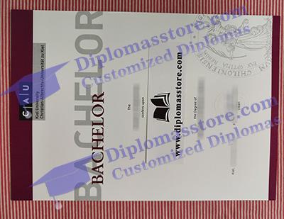 Universität zu Kiel certificate