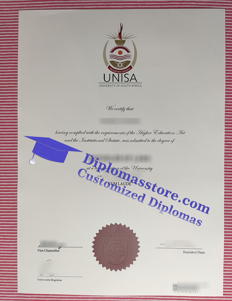 University of South Africa diploma, UNISA degree,