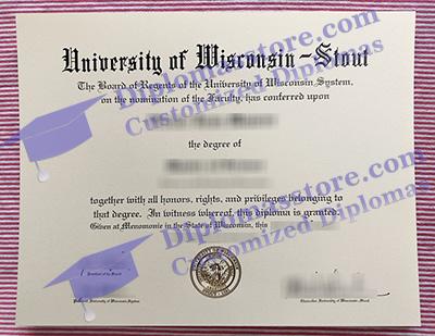 UW-Stout diploma