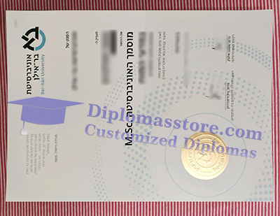 Bar-Ilan University certificate