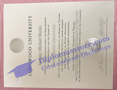 Longwood University certificate