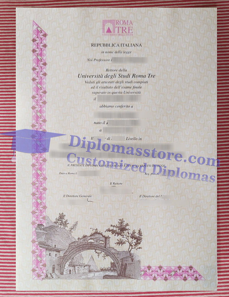Università Roma Tre laurea, Università Roma Tre diploma,