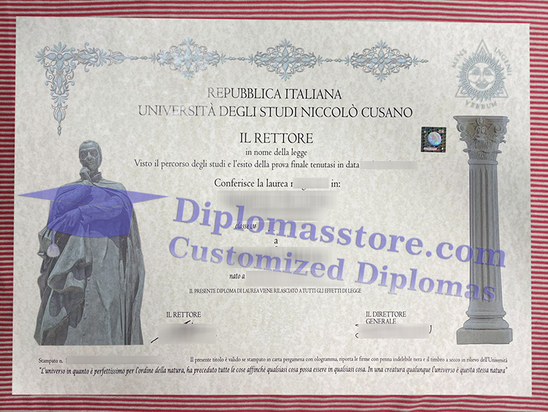 Università degli Studi Niccolò Cusano laurea, UNICUSANO diploma,