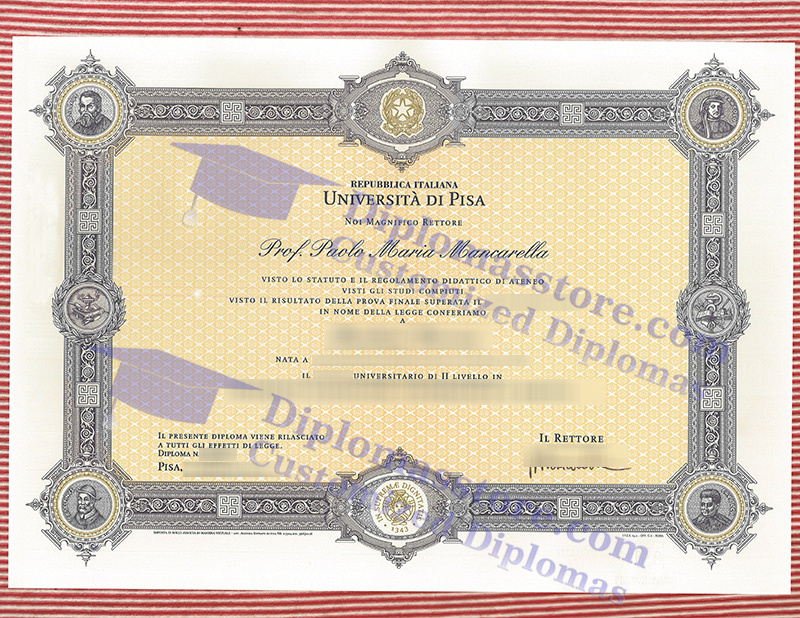 Università di Pisa laurea, Università di Pisa diploma,