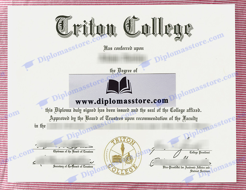 Triton College diploma, Triton College certificate,
