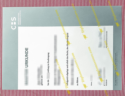 CBS International Business School diploma