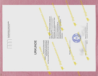 Hochschule Macromedia diploma