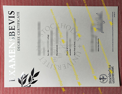 Stockholms Universitet diploma